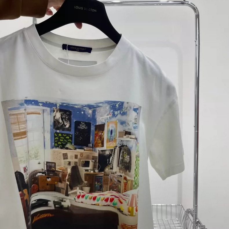 Louis Vuitton Louis Vuitton Oil Painting Short Sleeve T-shirt-yf Size US S / EU 44-46 / 1 - 3 Thumbnail