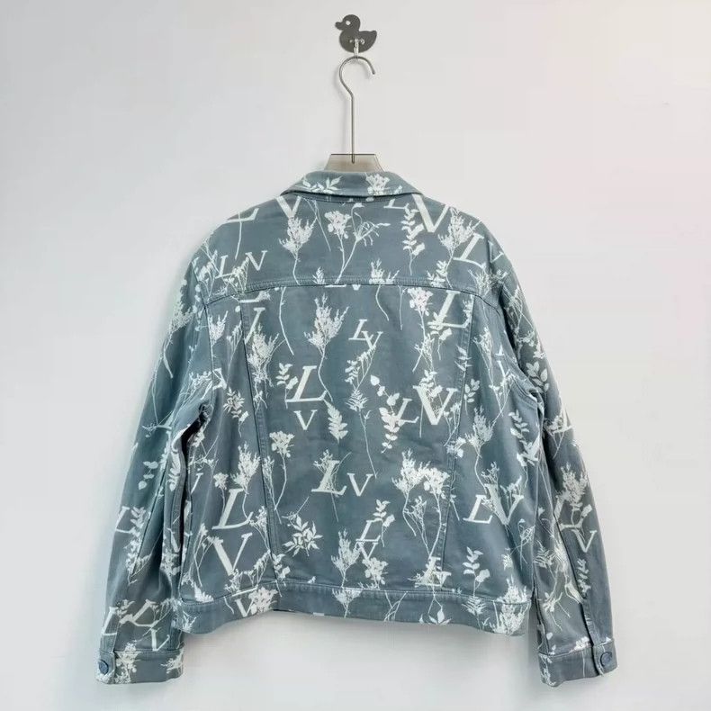Louis Vuitton LV Louis Vuitton Denim Jacket with Floral Print-yf Size US L / EU 52-54 / 3 - 3 Thumbnail