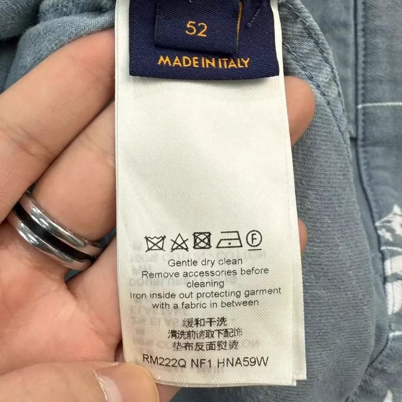 Louis Vuitton LV Louis Vuitton Denim Jacket with Floral Print-yf Size US L / EU 52-54 / 3 - 5 Thumbnail