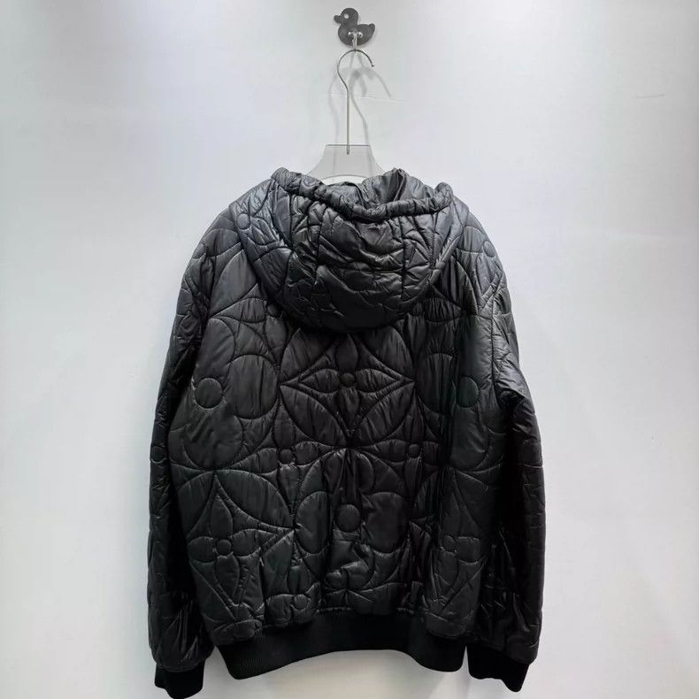 Louis Vuitton Louis Vuitton Quilted Hooded Jacket Black-yf Size US M / EU 48-50 / 2 - 4 Thumbnail