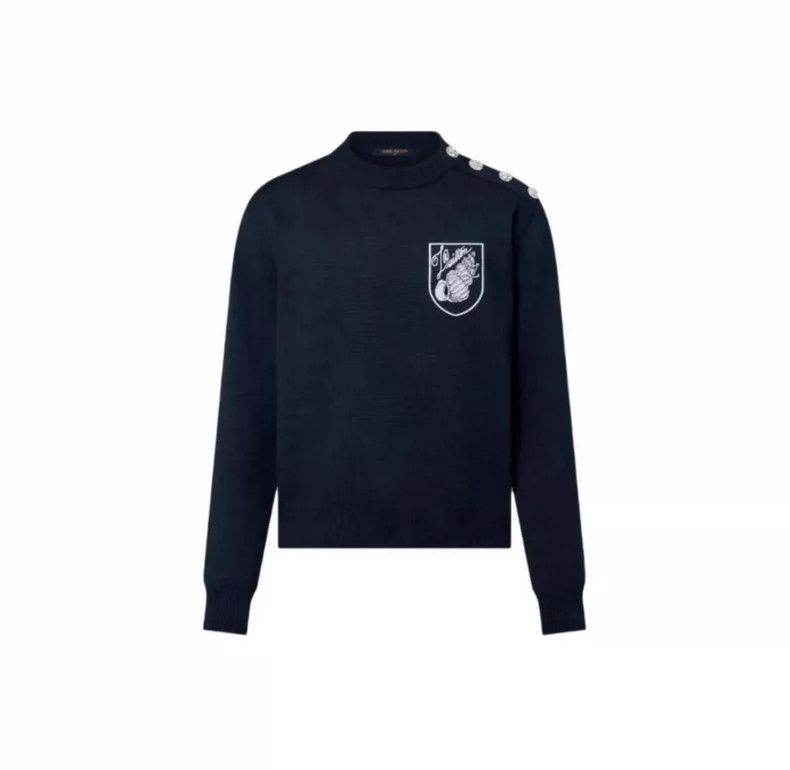 Louis Vuitton Louis Vuitton Nautical Series Embroidered Sweater-yf Size US M / EU 48-50 / 2 - 6 Thumbnail