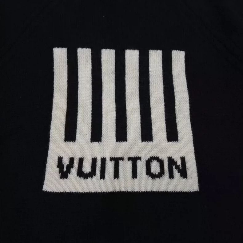 Louis Vuitton Louis Vuitton Black Knit Sweater Size L-yf Size US L / EU 52-54 / 3 - 4 Thumbnail