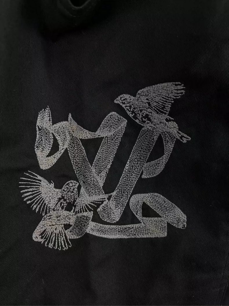 Louis Vuitton Louis Vuitton Embroidered Cargo Pants Size 44-yf Size US 44 / EU 60 - 4 Thumbnail