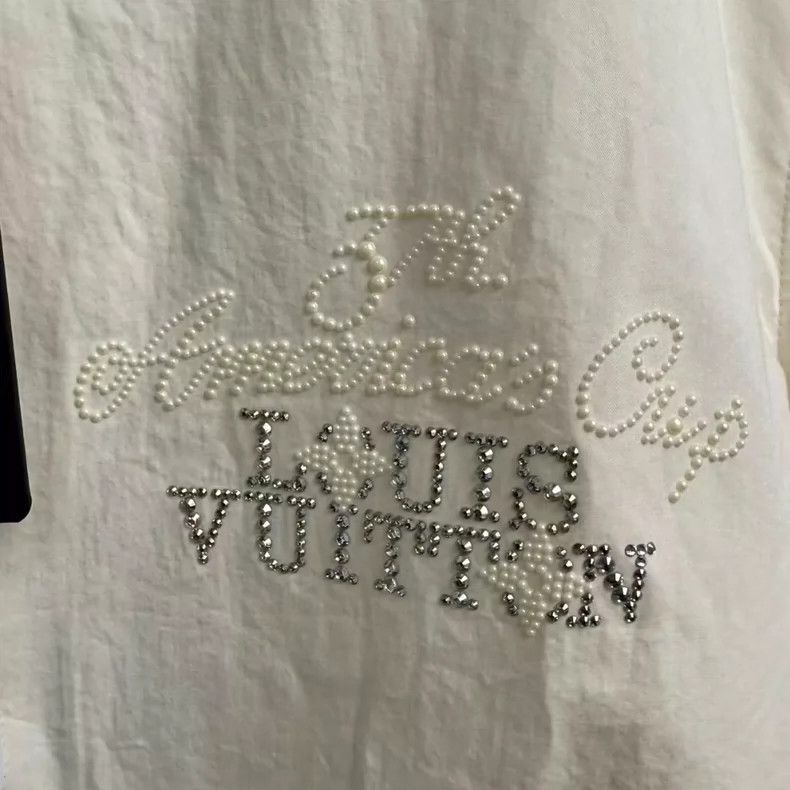 Louis Vuitton Louis Vuitton Long Sleeve Logo Shirt-yf Size US XL / EU 56 / 4 - 2 Thumbnail