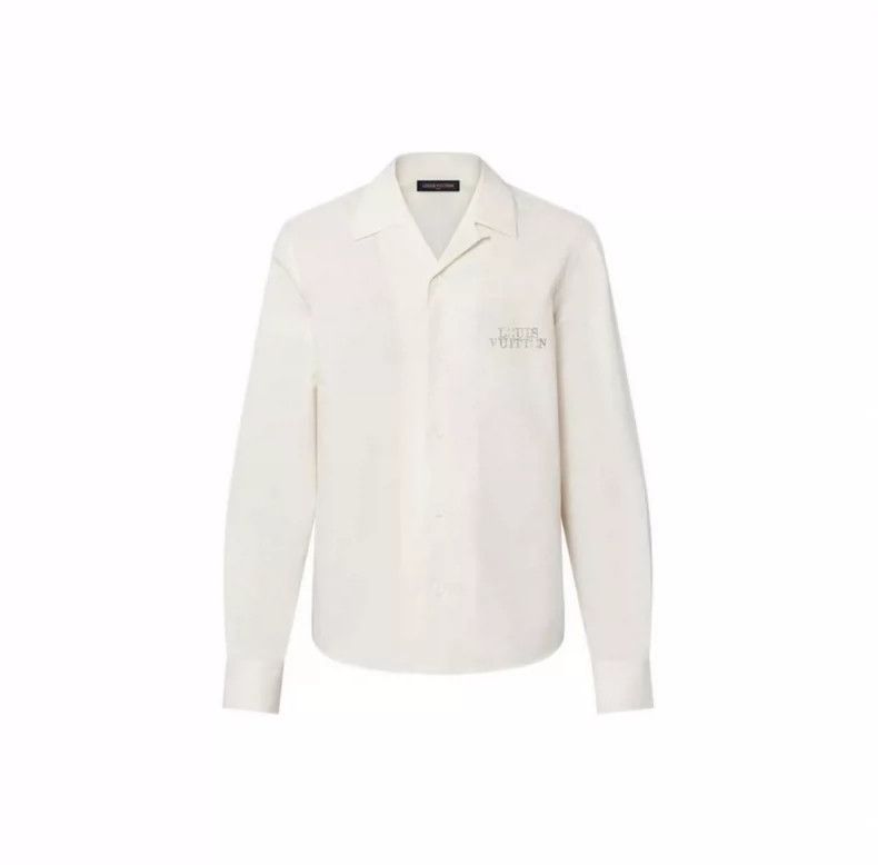 Louis Vuitton Louis Vuitton Long Sleeve Logo Shirt-yf Size US XL / EU 56 / 4 - 6 Thumbnail