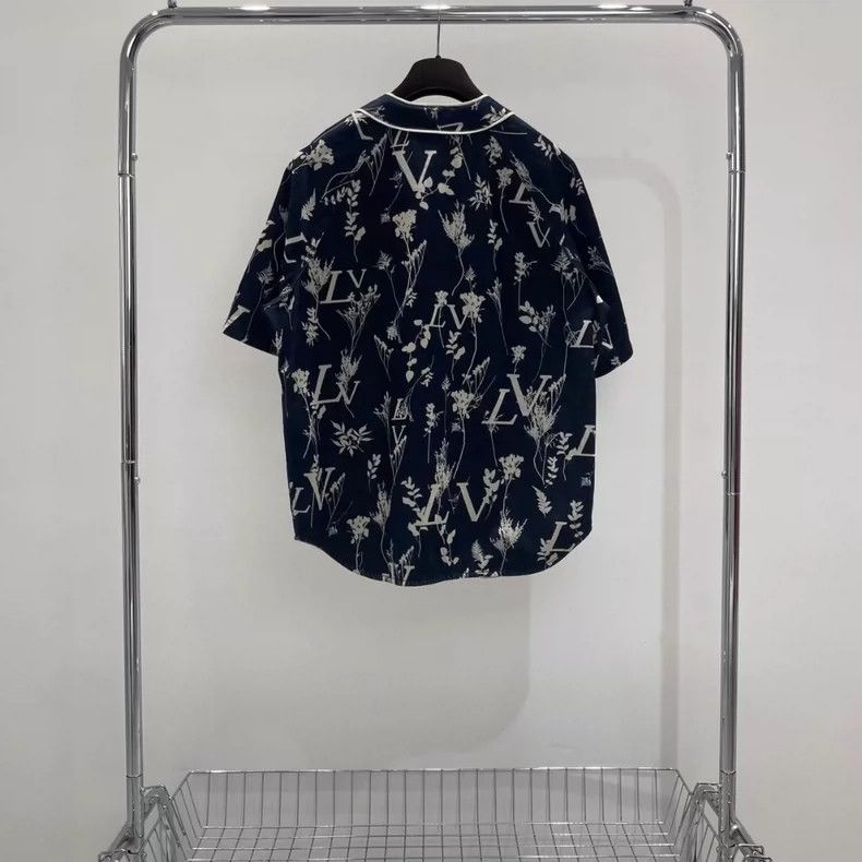 Louis Vuitton Louis Vuitton Short Sleeve Baseball Shirt-yf Size US M / EU 48-50 / 2 - 2 Thumbnail