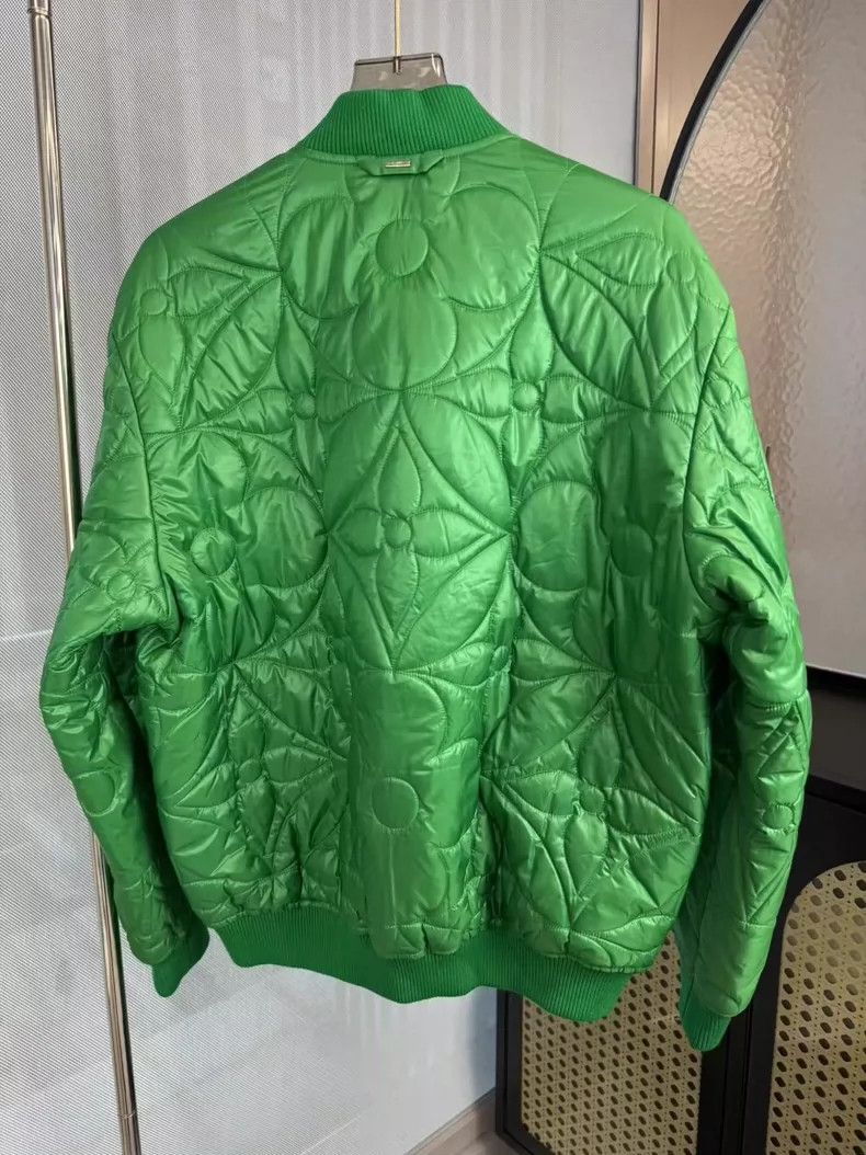 Louis Vuitton Louis Vuitton Green Quilted Cotton Jacket-yf Size US L / EU 52-54 / 3 - 2 Thumbnail