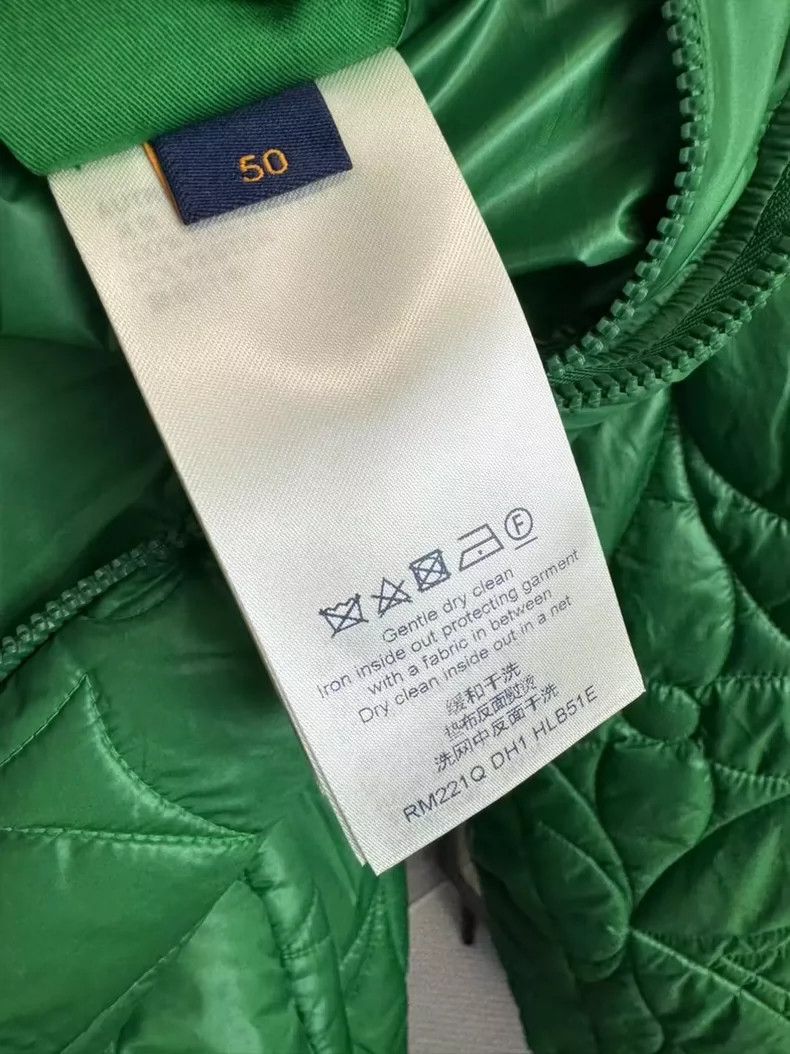Louis Vuitton Louis Vuitton Green Quilted Cotton Jacket-yf Size US L / EU 52-54 / 3 - 5 Thumbnail