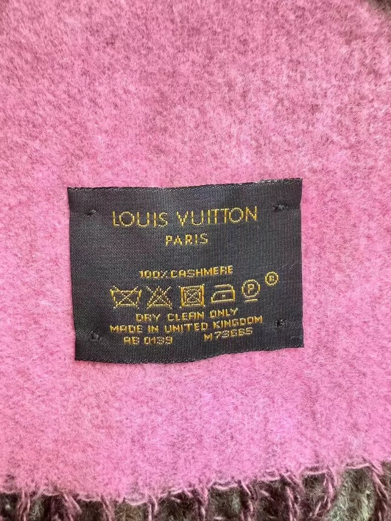 Louis Vuitton Louis Vuitton Logo Cashmere Scarf-yf Size ONE SIZE - 4 Thumbnail