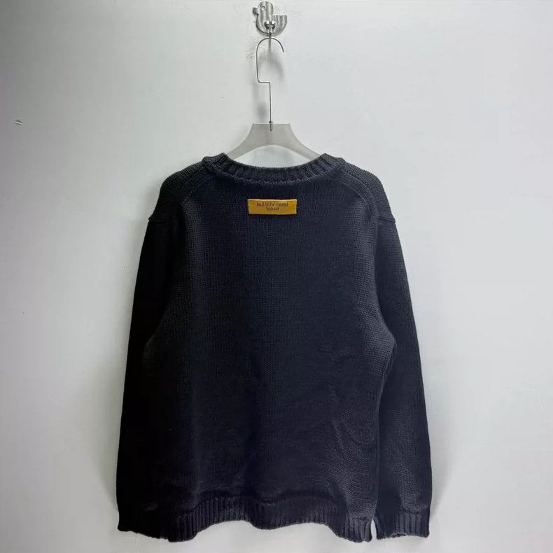 Louis Vuitton LV Louis Vuitton Black Long Sleeve Sweater-yf Size US M / EU 48-50 / 2 - 2 Thumbnail