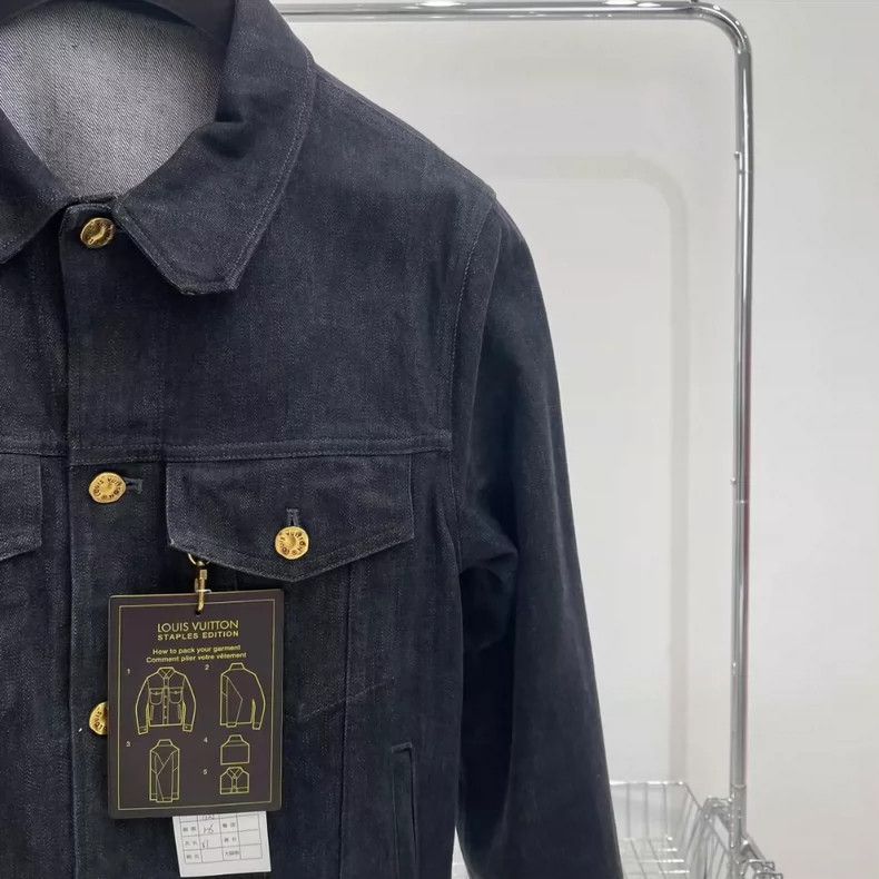 Louis Vuitton Louis Vuitton Denim Jacket with Tag-yf Size US L / EU 52-54 / 3 - 3 Thumbnail