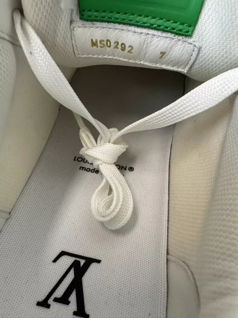 Louis Vuitton Louis Vuitton White Green Trainer Sneakers Size 41-yf Size US 7 / EU 40 - 5 Thumbnail