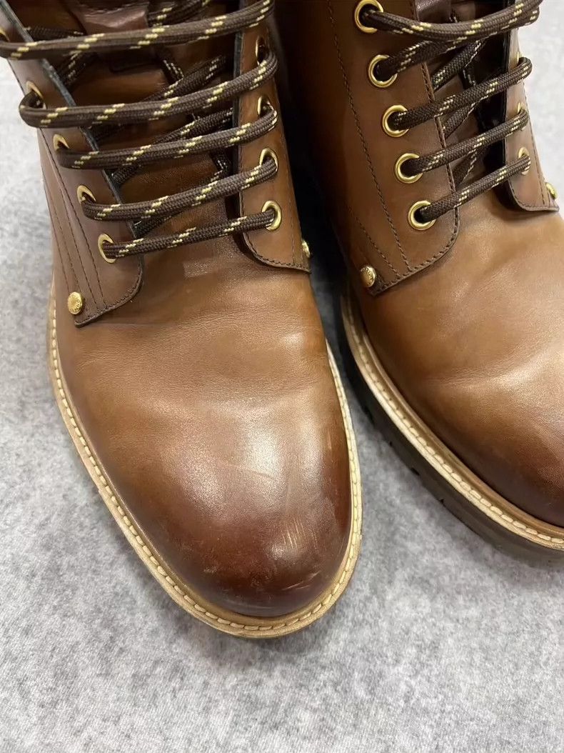 Louis Vuitton High-Top Leather Boots from LV-yf Size US 7.5 / EU 40-41 - 6 Thumbnail