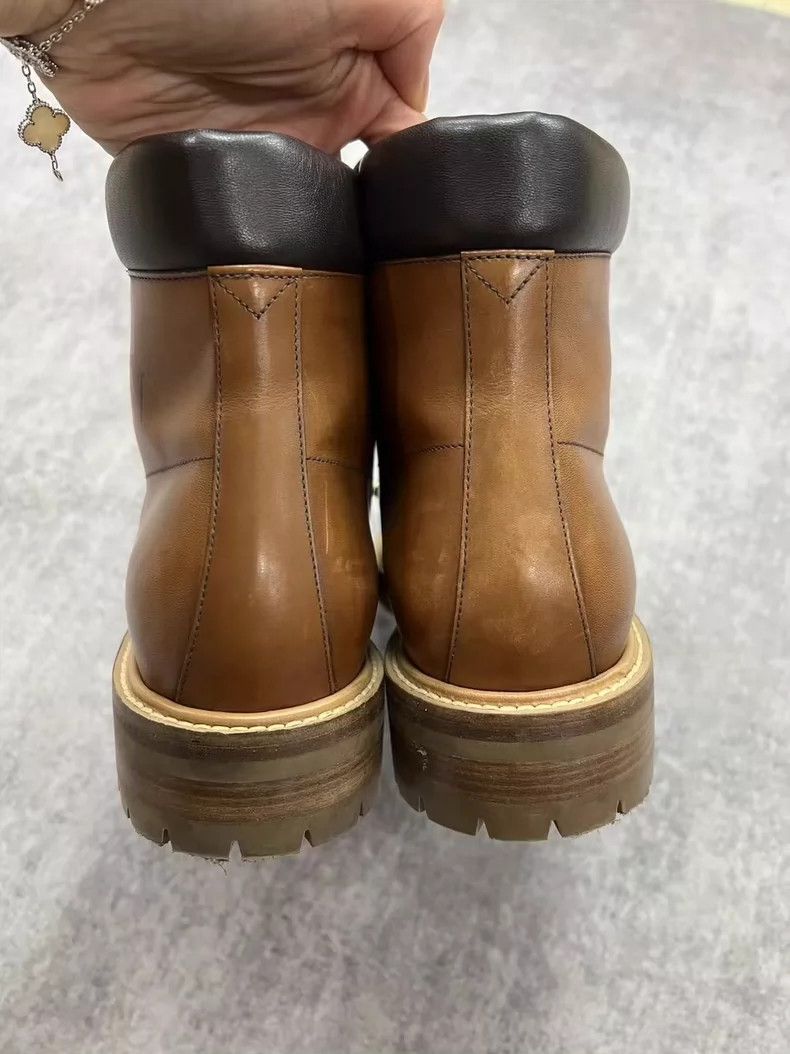 Louis Vuitton High-Top Leather Boots from LV-yf Size US 7.5 / EU 40-41 - 3 Thumbnail