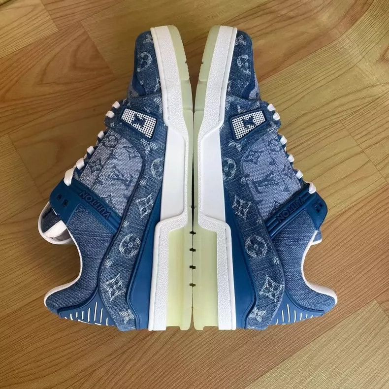 Louis Vuitton Louis Vuitton Denim Fashion Sneakers for Men-yf Size US 9.5 / EU 42-43 - 4 Thumbnail