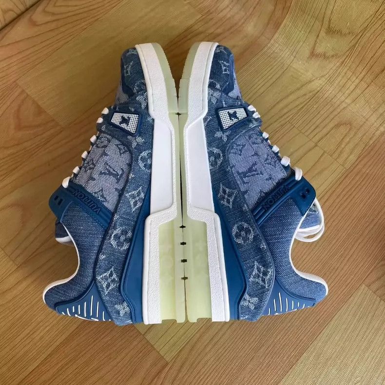 Louis Vuitton Louis Vuitton Denim Fashion Sneakers for Men-yf Size US 9.5 / EU 42-43 - 5 Thumbnail