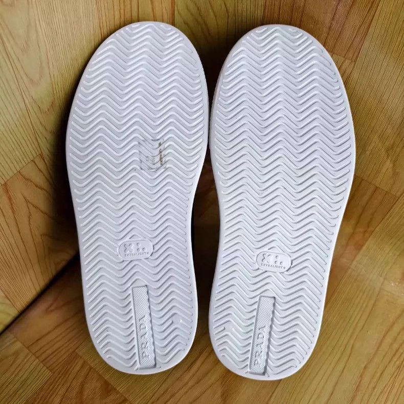 Prada PRADA Macro Sneakers with Yellow Triangle Logo-yf Size US 9.5 / EU 42-43 - 7 Thumbnail