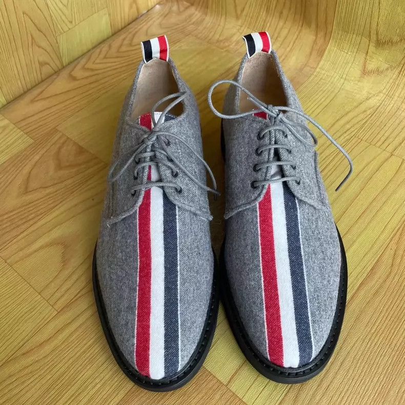 Thom Browne Thom Browne Gray Waterproof Derby Casual Shoes-yf Size US 8 / EU 41 - 3 Thumbnail