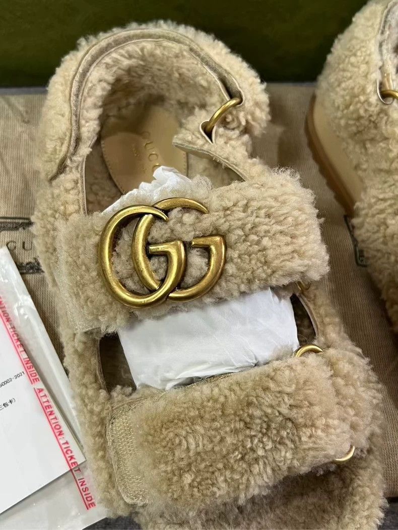 Gucci Gucci Teddy Slippers New Size 37-yf Size US 7.5 / EU 40-41 - 2 Thumbnail