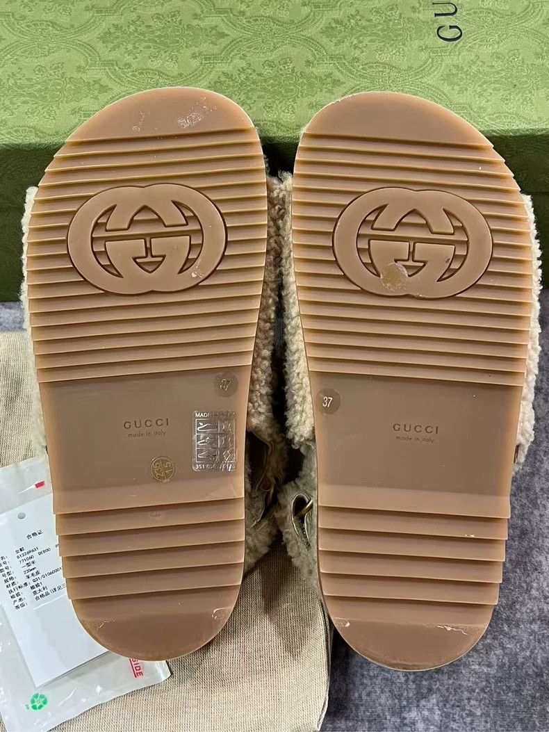 Gucci Gucci Teddy Slippers New Size 37-yf Size US 7.5 / EU 40-41 - 7 Thumbnail