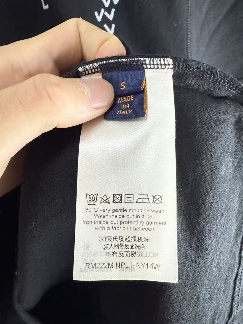 Louis Vuitton Louis Vuitton Black Embroidered Short Sleeve Shirt-yf Size US S / EU 44-46 / 1 - 4 Thumbnail
