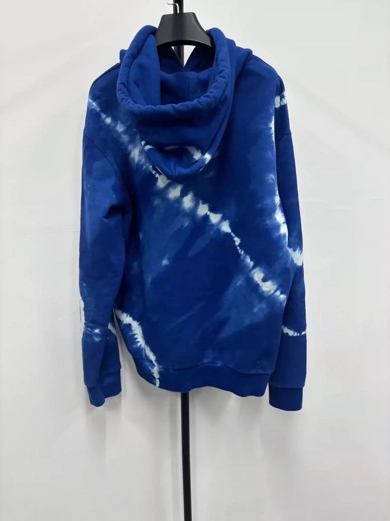 Louis Vuitton Blue Tie-Dye Hoodie Size L-yf