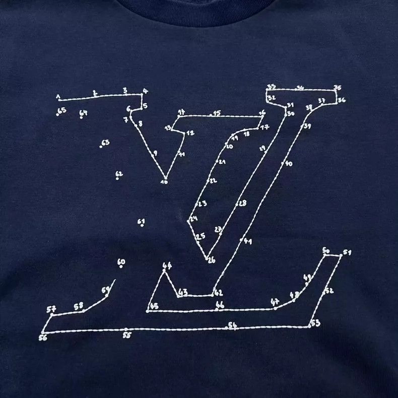 Louis Vuitton Louis Vuitton Navy Blue Sweatshirt-yf Size US M / EU 48-50 / 2 - 3 Thumbnail