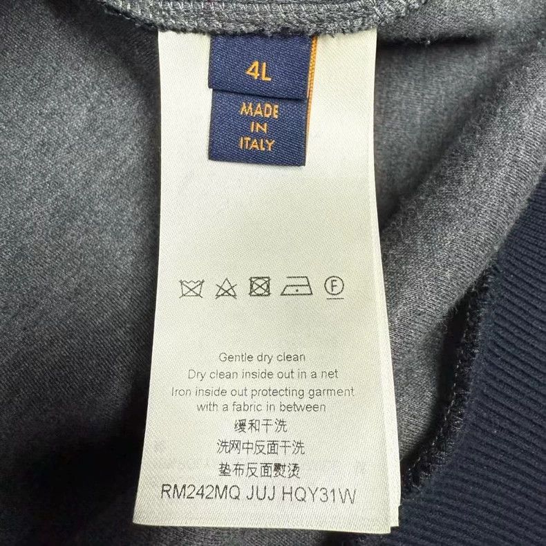 Louis Vuitton LV Louis Vuitton Navy Blue Embroidered Sweatshirt-yf Size US XXL / EU 58 / 5 - 4 Thumbnail