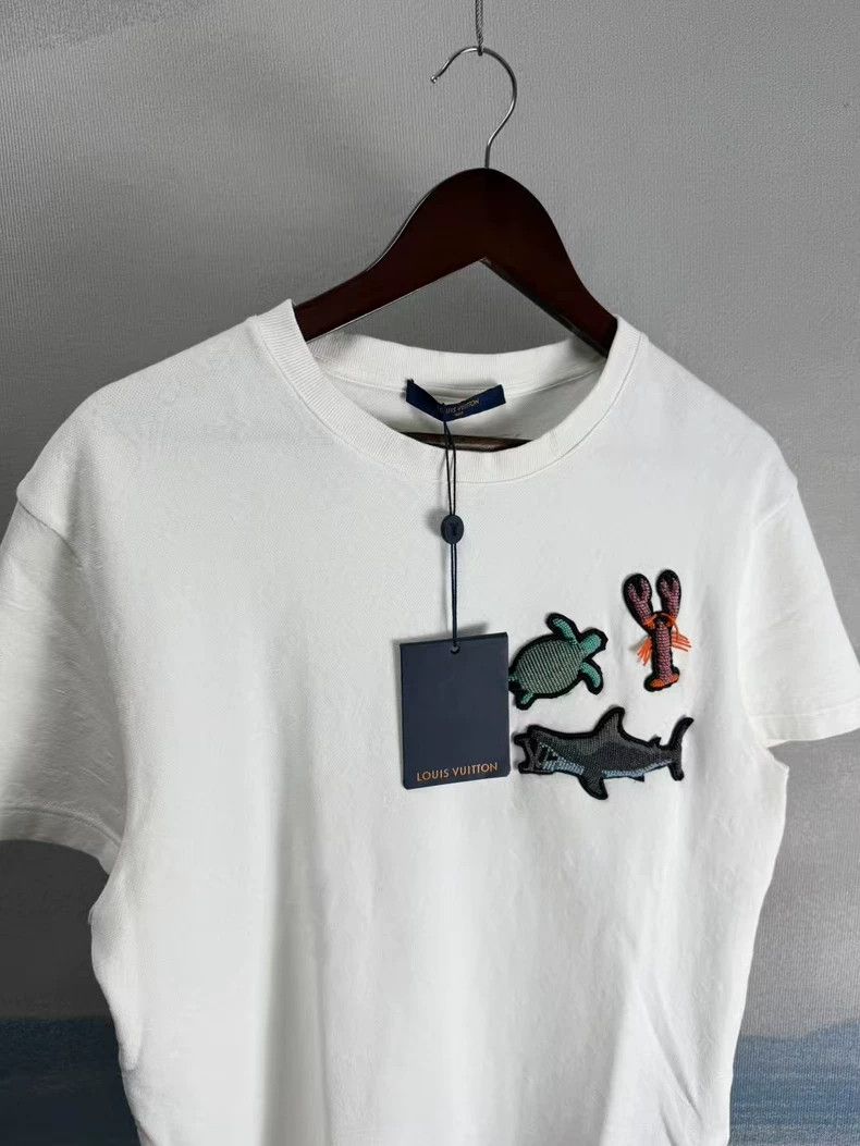 Louis Vuitton Louis Vuitton White Short Sleeve T-Shirt-yf Size US XS / EU 42 / 0 - 2 Thumbnail