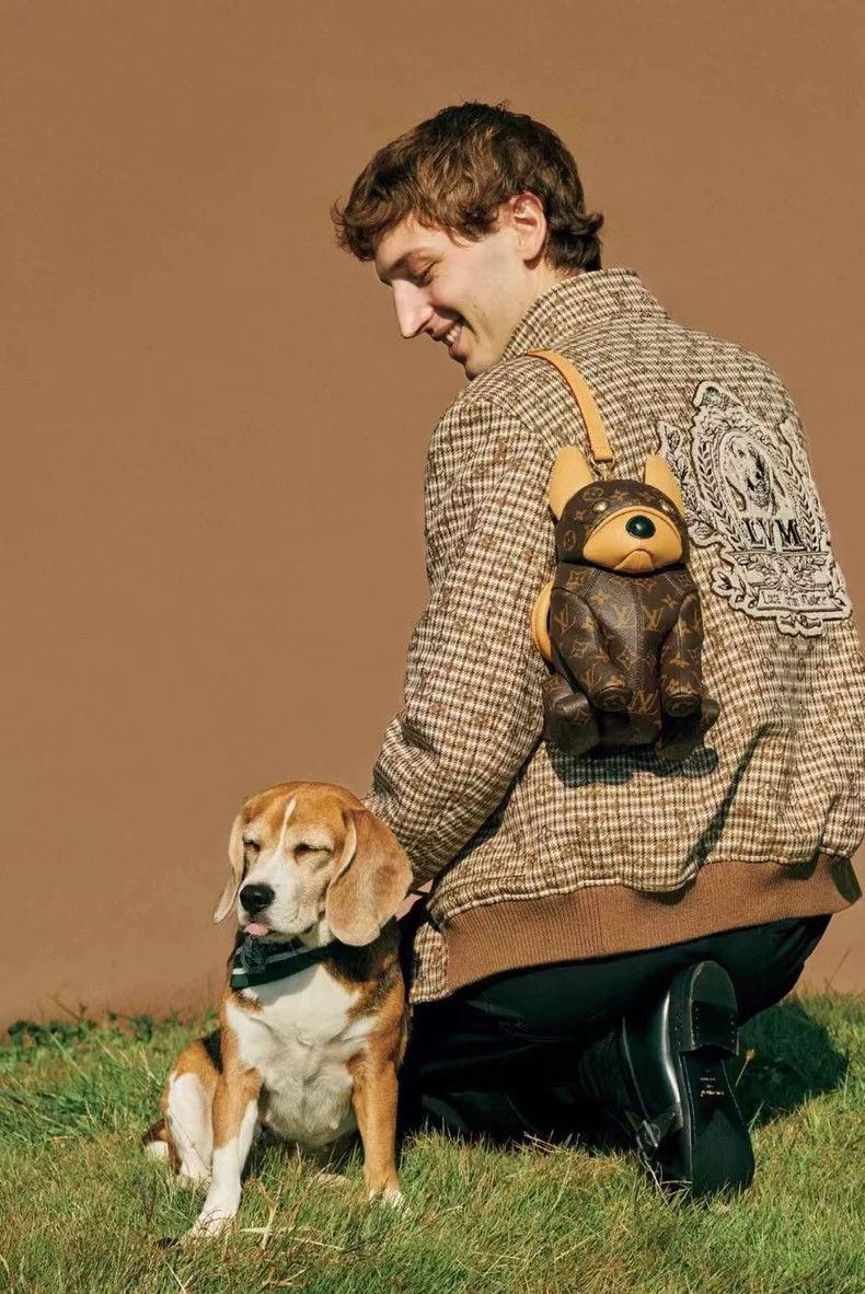 Louis Vuitton Louis Vuitton Brown Checkered Jacket with Embroidery-yf Size US L / EU 52-54 / 3 - 7 Thumbnail
