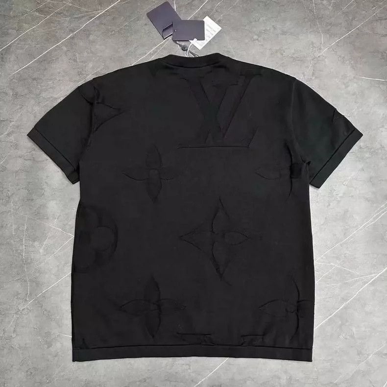 Louis Vuitton Louis Vuitton Black Logo Short Sleeve Shirt-yf Size US M / EU 48-50 / 2 - 2 Thumbnail
