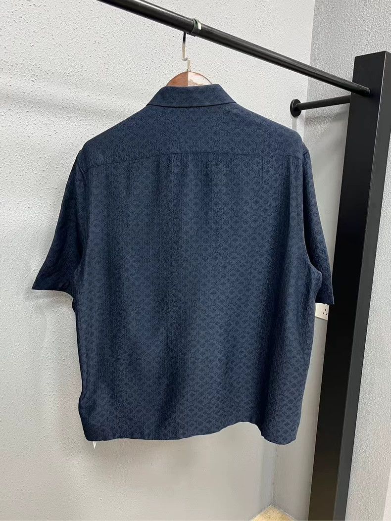 Louis Vuitton Short Sleeve Silk Shirt by Louis Vuitton-yf Size US L / EU 52-54 / 3 - 2 Thumbnail