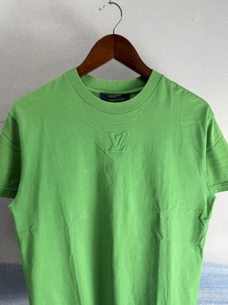 Louis Vuitton Louis Vuitton Green Short Sleeve T-Shirt-yf Size US S / EU 44-46 / 1 - 2 Thumbnail