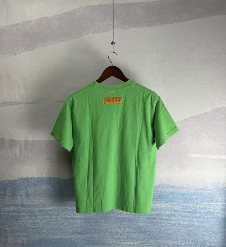 Louis Vuitton Louis Vuitton Green Short Sleeve T-Shirt-yf Size US S / EU 44-46 / 1 - 3 Thumbnail