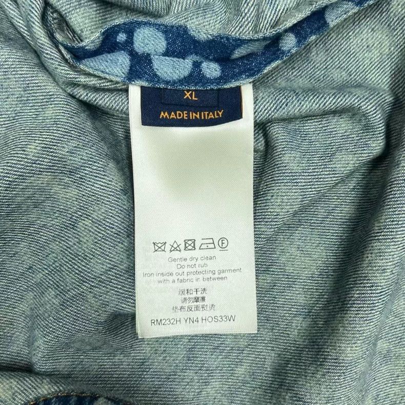 Louis Vuitton Louis Vuitton Yayoi Kusama Denim Short Sleeve Shirt-yf Size US XL / EU 56 / 4 - 5 Thumbnail