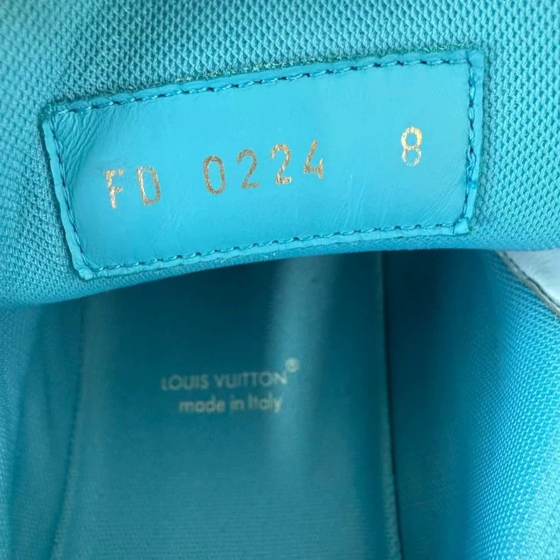 Louis Vuitton Louis Vuitton Low-top Trainers in Ice Blue-yf Size US 9 / EU 42 - 4 Thumbnail