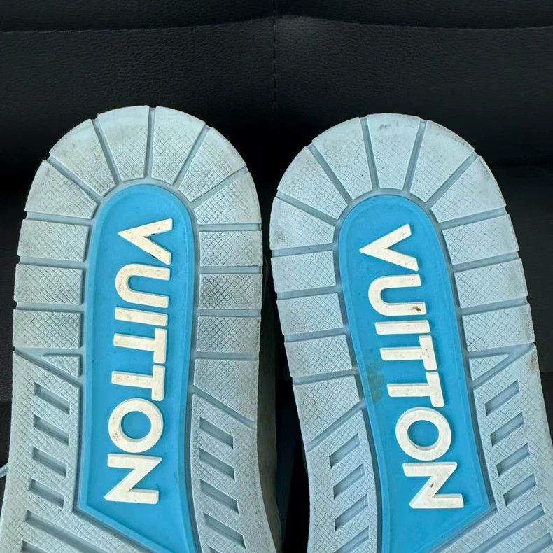 Louis Vuitton Louis Vuitton Low-top Trainers in Ice Blue-yf Size US 9 / EU 42 - 6 Thumbnail