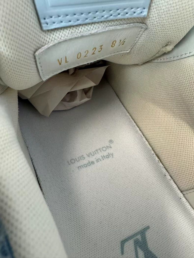 Louis Vuitton Louis Vuitton Blue and White Trainer Sneakers-yf Size US 8.5 / EU 41-42 - 5 Thumbnail