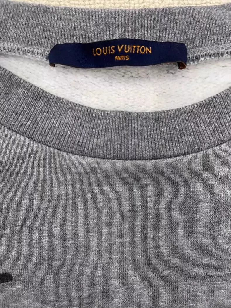 Louis Vuitton Louis Vuitton Nigo Letter Sweatshirt Size M-yf Size US M / EU 48-50 / 2 - 3 Thumbnail