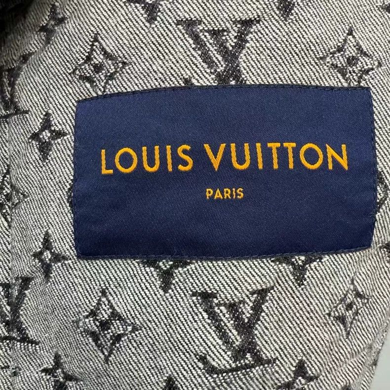 Louis Vuitton Louis Vuitton Nigo Embroidered Denim Jacket-yf Size US L / EU 52-54 / 3 - 3 Thumbnail