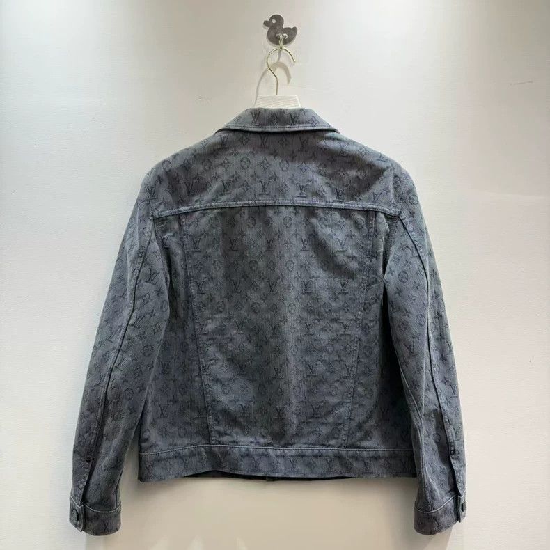 Louis Vuitton LV Louis Vuitton Denim Jacket with Logo-yf Size US L / EU 52-54 / 3 - 6 Thumbnail