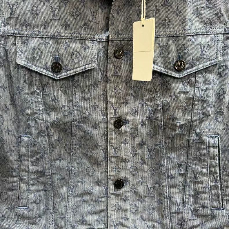 Louis Vuitton LV Louis Vuitton Denim Jacket with Logo-yf Size US L / EU 52-54 / 3 - 2 Thumbnail