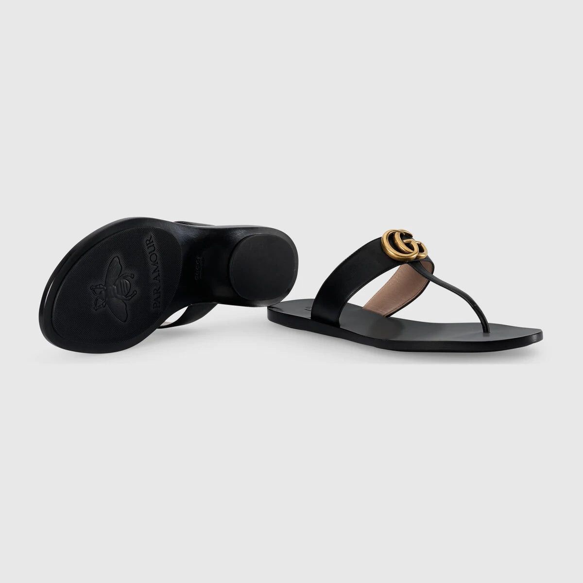 Gucci Gucci Double G Thong Sandals SIZE 36 Size ONE SIZE - 3 Thumbnail