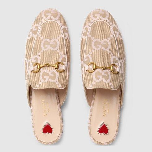 Gucci Gucci Jumbo GG Princetown Slippers SIZE 38.5 Size ONE SIZE - 2 Thumbnail