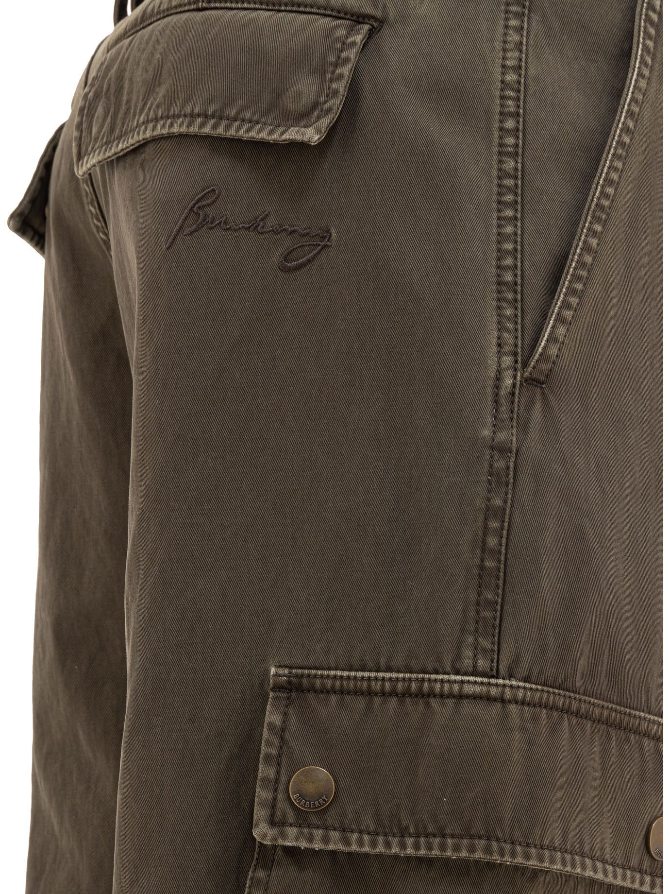 Burberry Gabardine Cargo Trousers Size US 34 / EU 50 - 4 Thumbnail