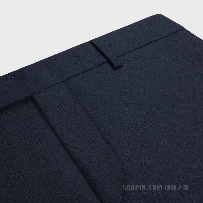 Celine cropped pants in striped wool Size 25" / US 0 / IT 36 - 3 Thumbnail