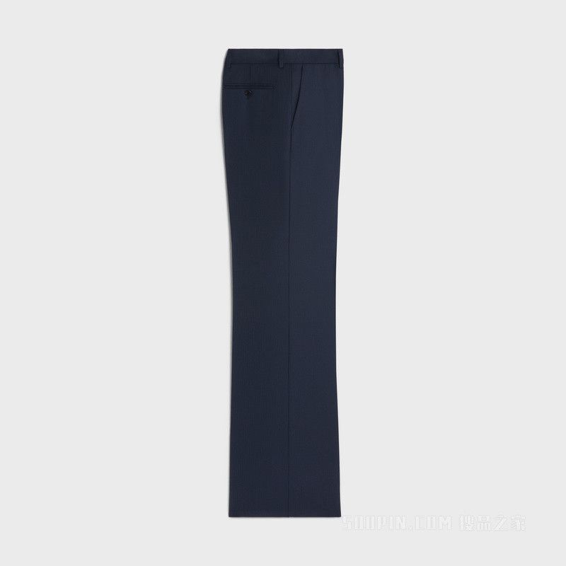 Celine cropped pants in striped wool Size 30" / US 8 / IT 44 - 2 Thumbnail