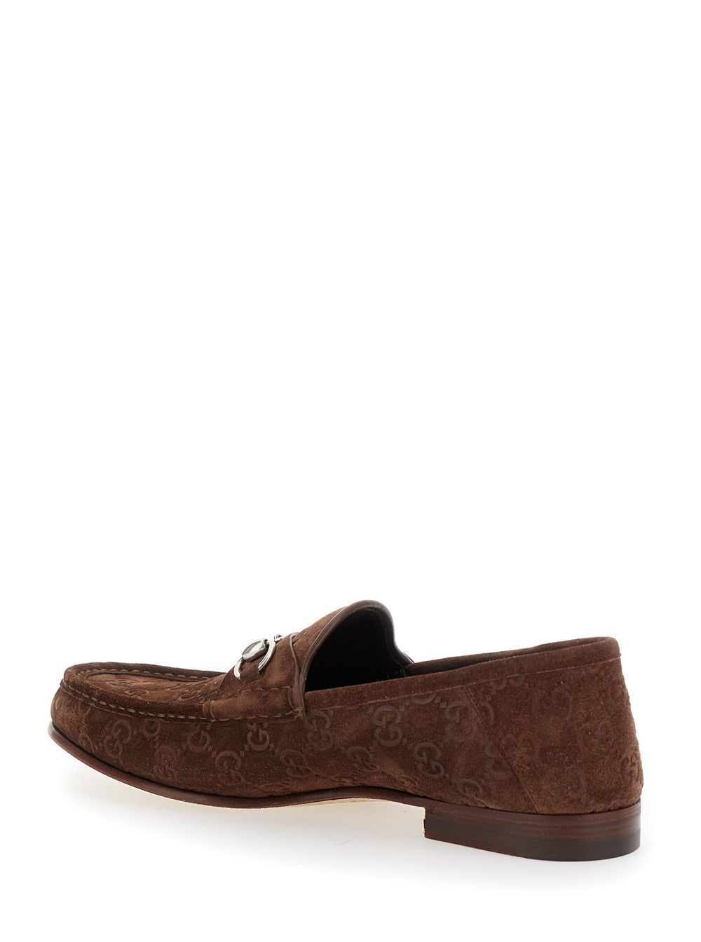 Gucci 'Horsebit 1953' Brown Loafers with Horsebit in GG Canvas Man Size US 10 / EU 43 - 3 Thumbnail