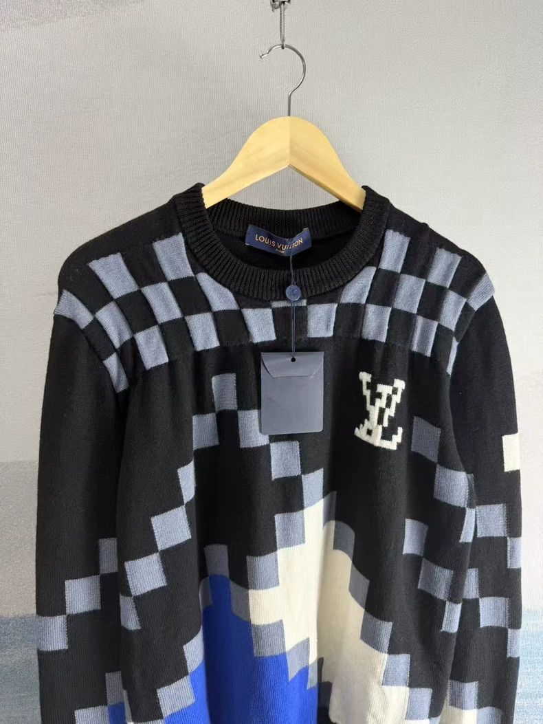 Louis Vuitton Louis Vuitton Mosaic Knit Sweater Size M-yf Size US M / EU 48-50 / 2 - 2 Thumbnail
