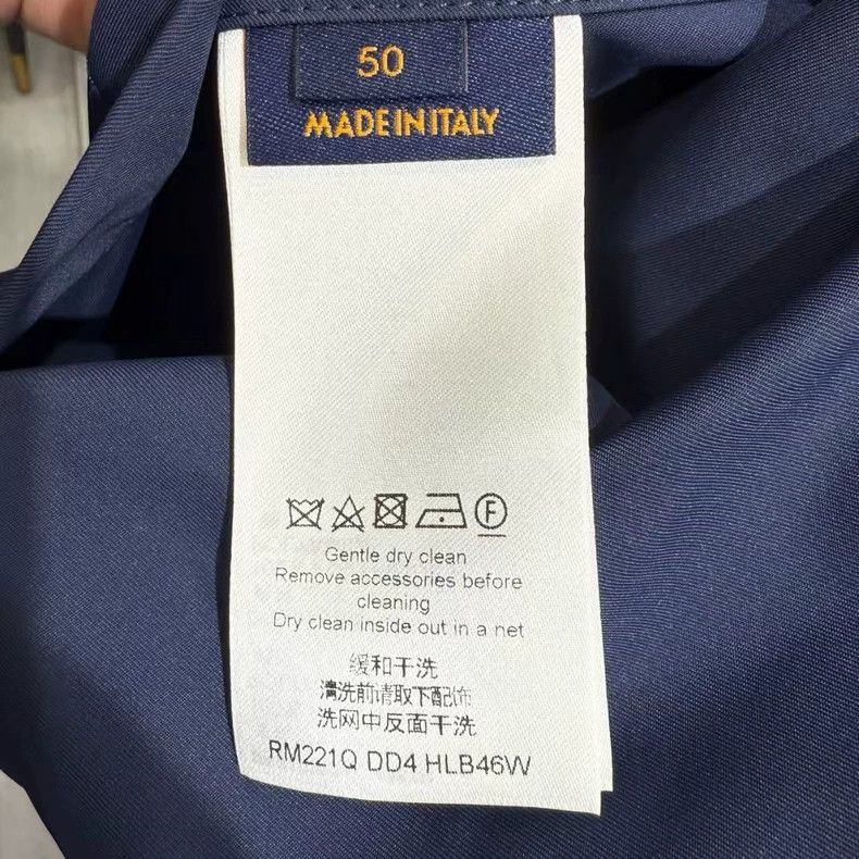 Louis Vuitton Louis Vuitton Blue Reversible Jacket with Logo-yf Size US L / EU 52-54 / 3 - 5 Thumbnail